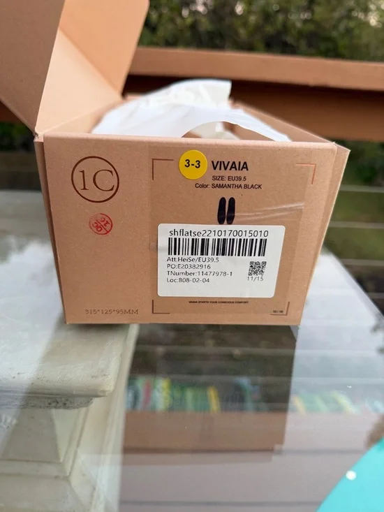 Vivaia Samantha Black Loafers Never Worn, still in the box - Picture 9 of 10